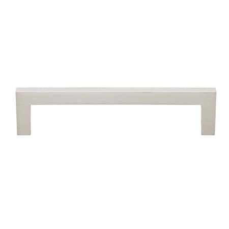 Gliderite Hardware 5-1/16 in. Center to Center Solid Square Bar Pull Satin Nickel 21683-128-SN-1